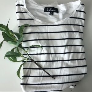 Striped t-shirt dress